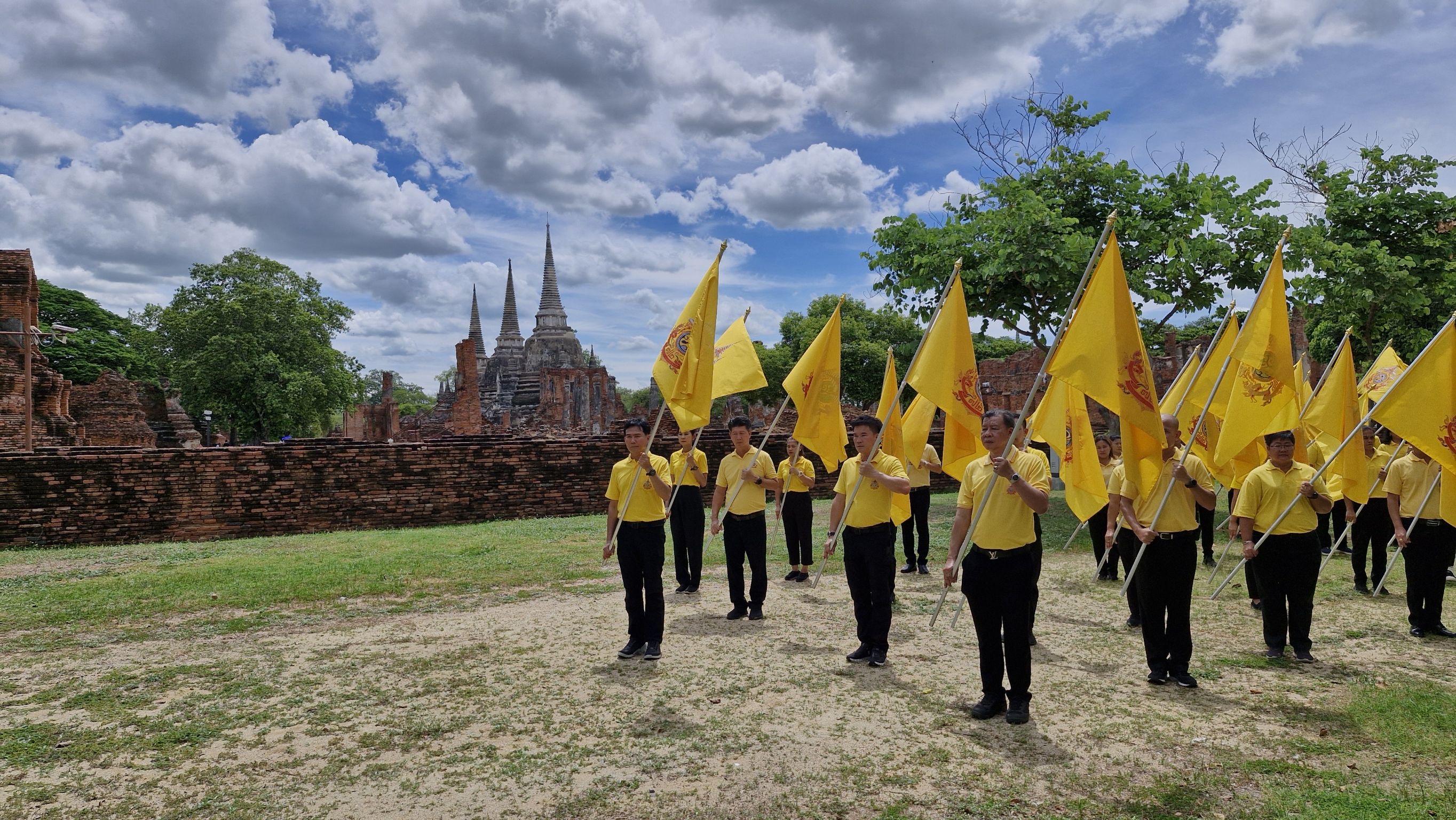 กิจกรรม เดิน วิ่ง ปั่น ธงตราสัญลักษณ์งานเฉลิมพระเกียรติพระบาทสมเด็จพระเจ้าอยู่หัวเนื่องในโอกาสพระราชพิธีมหามงคลเฉลิมพระชนมพรรษา ๖ รอบ ๒๘ กรกฎาคม ๒๕๖๗  จังหวัดพระนครศรีอยุธยา 