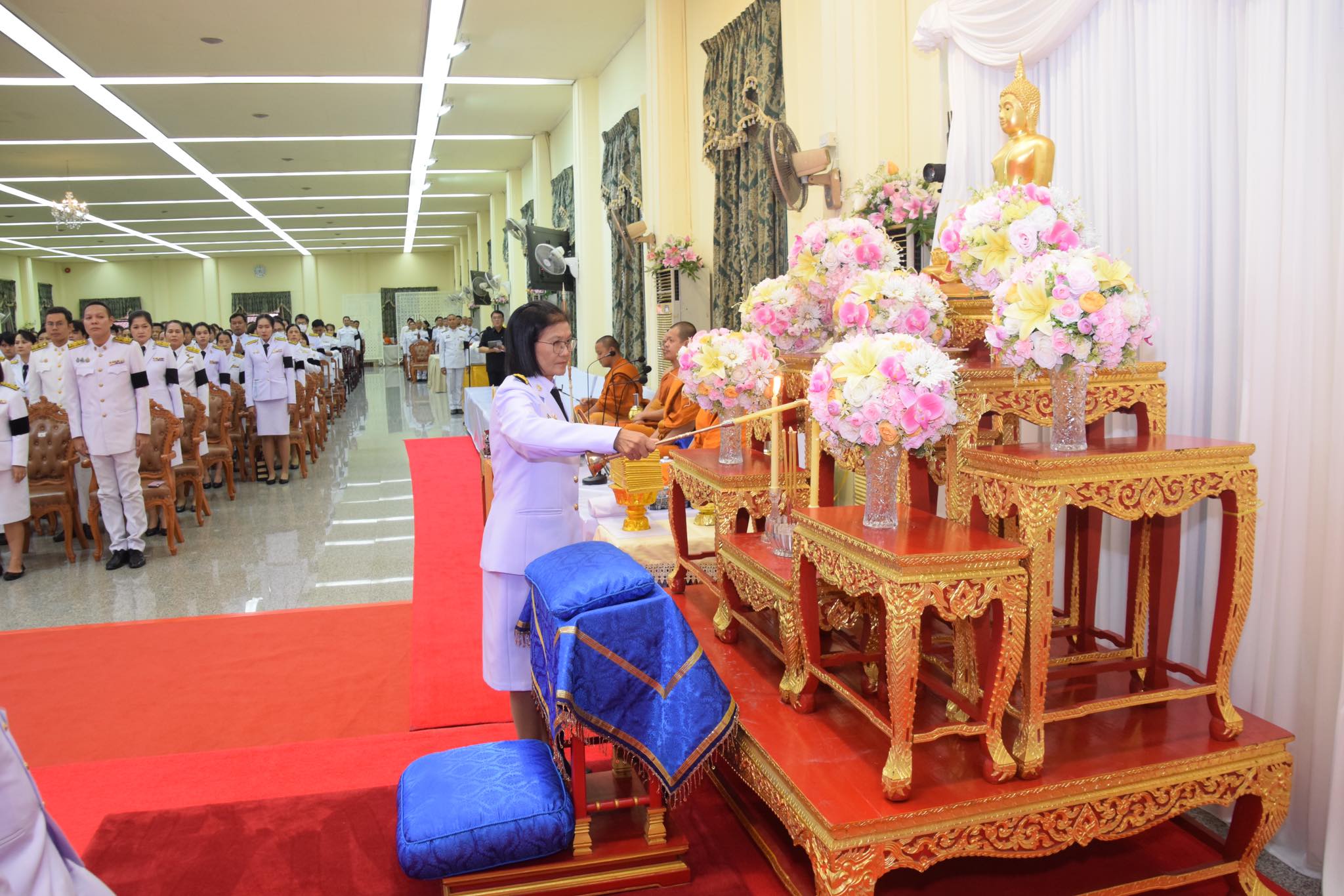 17 พฤศจิกายน 2568 จังหวัดพระนครศรีอยุธยา ร่วมกับคณะสงฆ์จังหวัดพระนครศรีอยุธยา และวัดพนัญเชิงวรวิหาร จัดพิธีสวดพระอภิธรรมอุทิศถวายพระราชกุศลแด่สมเด็จพระนางเจ้าสิริกิติ์ พระบรมราชินีนาถ พระบรมราชชนนีพันปีหลวง ตั้งแต่วันที่ 26 ตุลาคม - 24 พฤศจิกายน 2568 (30 วัน)