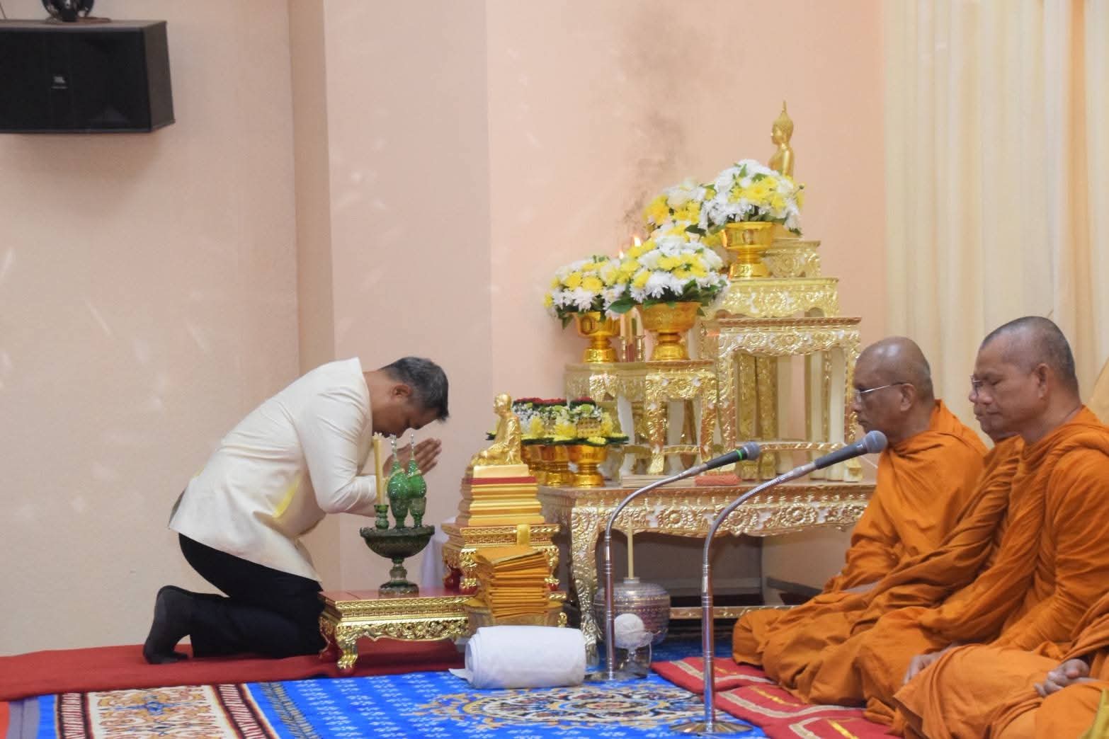 บำเพ็ญกุศลอุทิศถวายแด่ เจ้าพระคุณสมเด็จพระสังฆราชเจ้า กรมหลวงชินวราลงกรณ์ และครบรอบปีที่ 40 ของการก่อตั้งศูนย์พัฒนาการจัดสวัสดิการสังคมผู้สูงอายุวาสนะเวศม์ จังหวัดพระนครศรีอยุธยา